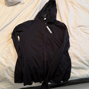 SKIMS X Nike  Black Zip-Up Hoodie